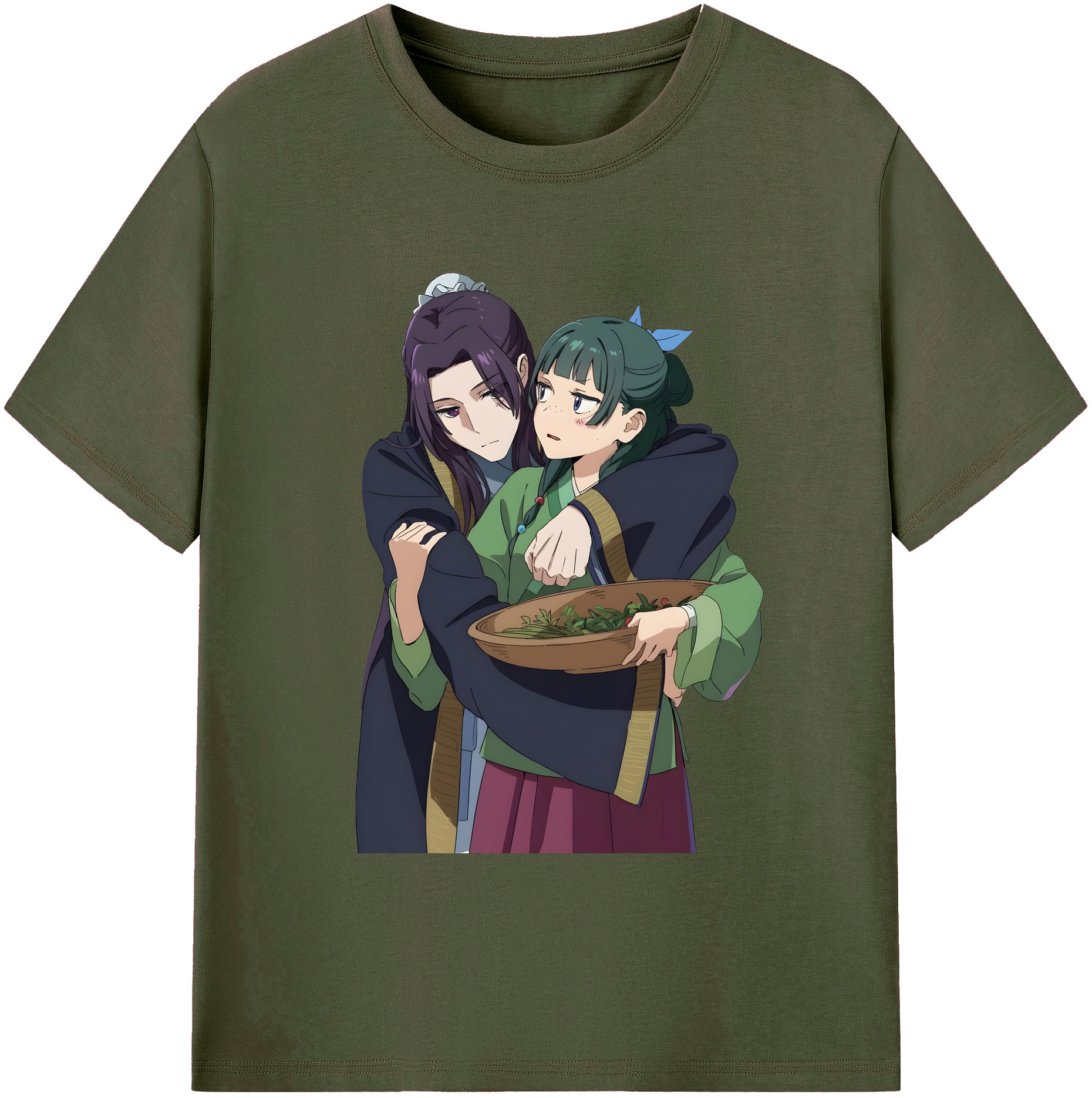 （画像用） 薬屋のひとりごと The Apothecary Diaries 綿100％ メンズ半袖Tシャツ｜肌触りやわらか＆通気性